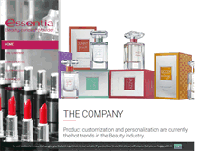 Tablet Screenshot of essentia-beauty.com